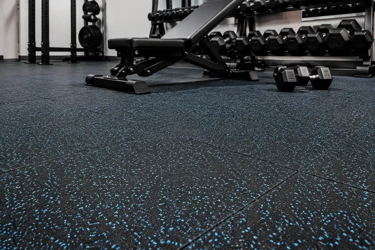 Blue-Fleck Bonded Tile — photo 2