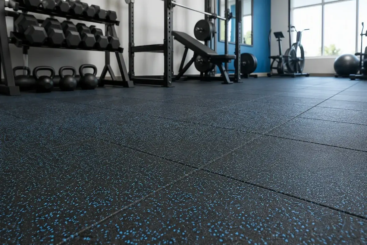 Blue-Fleck Bonded Tile — photo 3