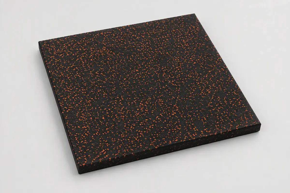 Orange-Fleck Bonded Tile