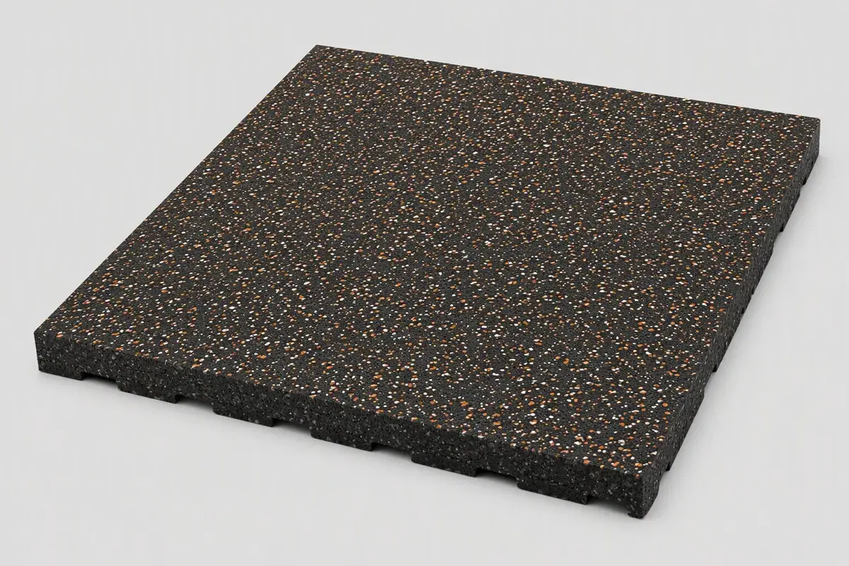 Orange-White Composite Tile