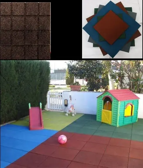 Color Rubber Floor Tile — photo 4