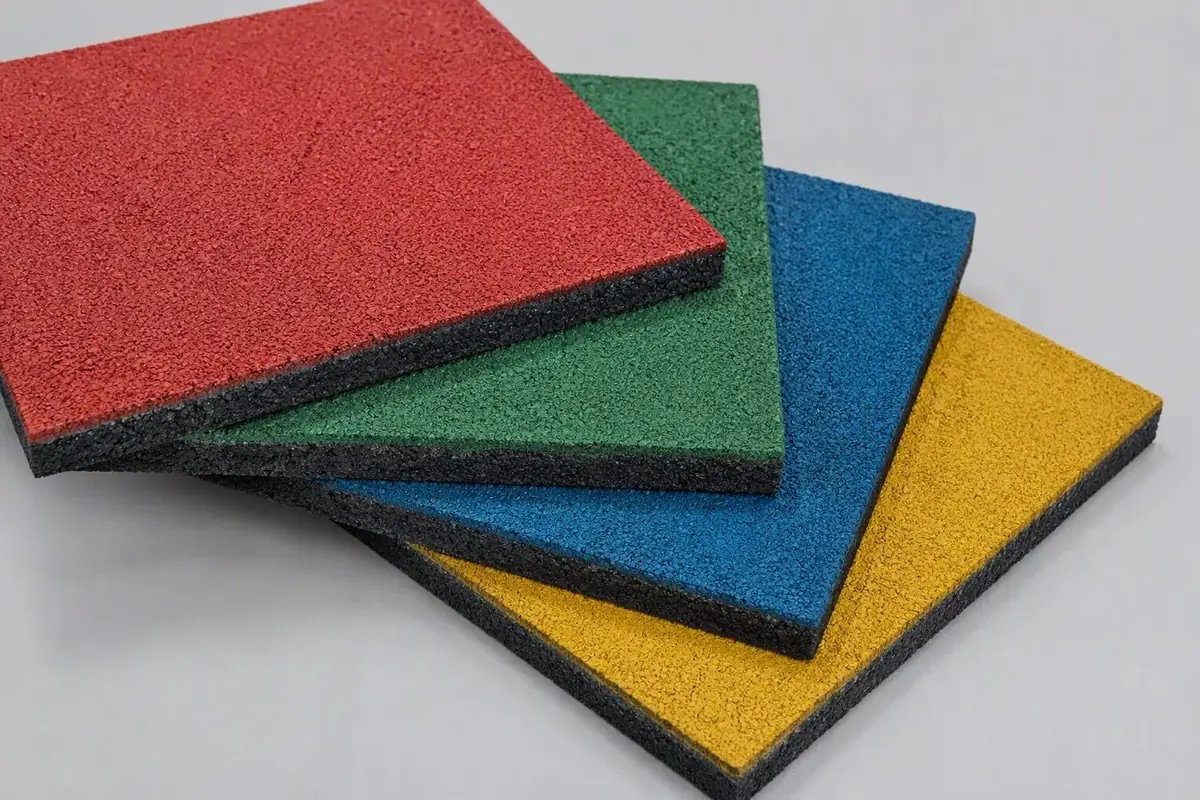 Color Rubber Floor Tile