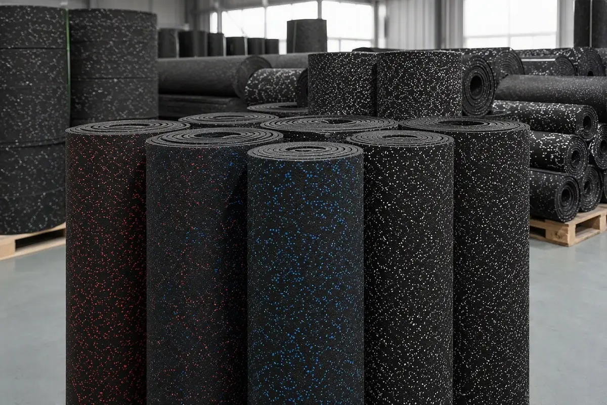 EPDM Fleck Gym Rubber Roll — photo 2