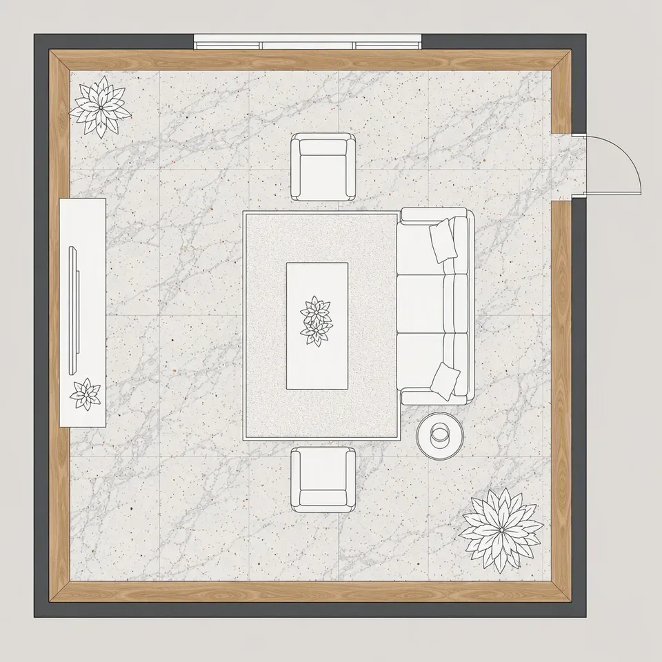 Wood-Look Rubber Flooring — application scene 1